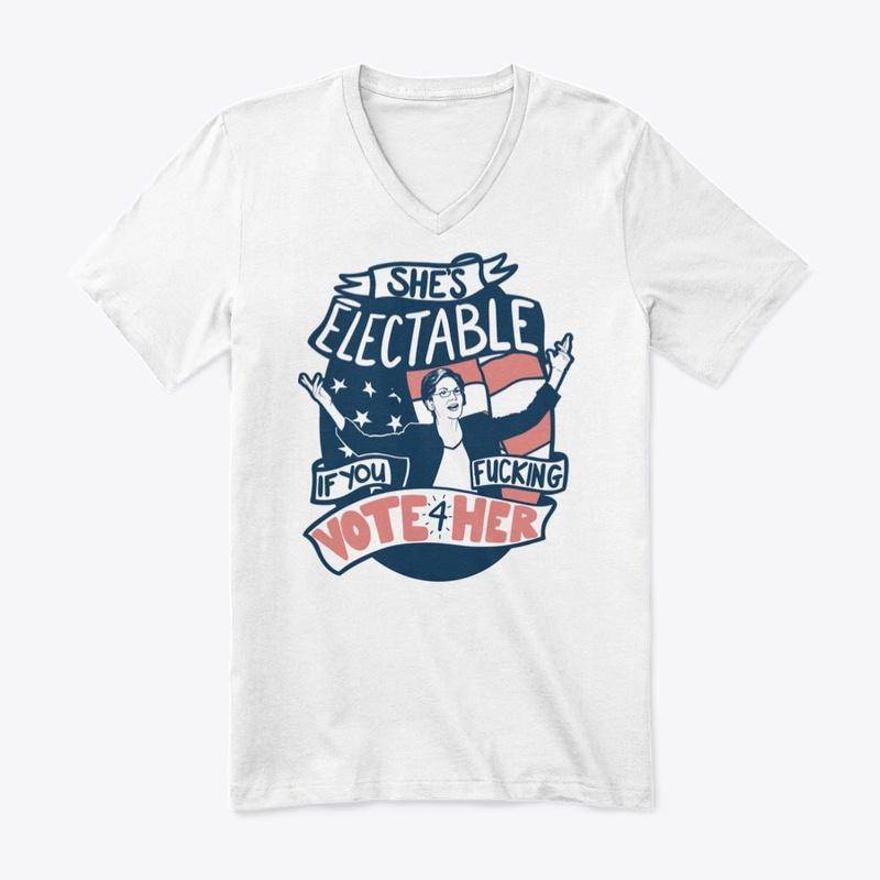 She's Electable Tee -- CUSSIN' Edition